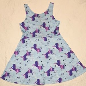 Little girls sz 7/8 so dress unicorn NWOT